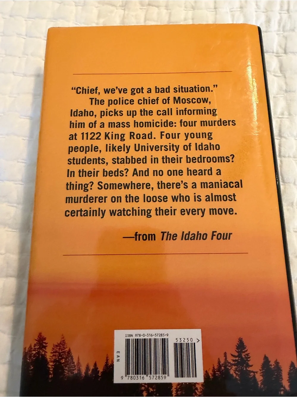 The Idaho Four - Black Hardcover Wall Art by